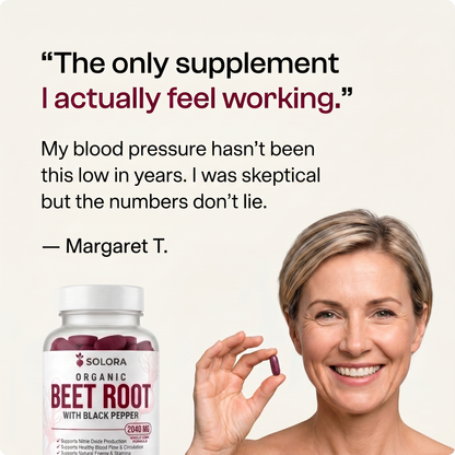 Solora® Organic Beet Root Capsules (2,025mg)